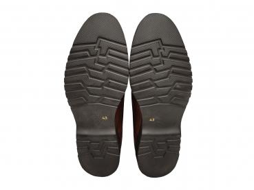 Herren Leder Schuhe Bequem Runde Form