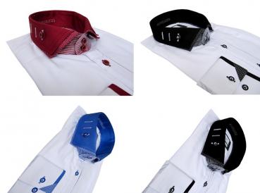 Slim-Fit Herrenhemd Langarm