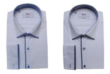 Slim-fit Herren Hemd Modern Langarm