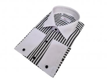 Winchester Kragen Hemd gestreift Slim Fit Langarm