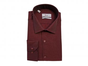 Langarm Herren Hemd gemustert Slim Fit
