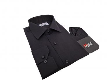 Langarm Herren Hemd gemustert Slim Fit
