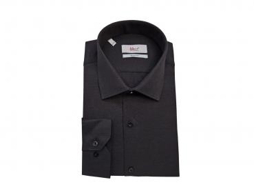 Langarm Herren Hemd gemustert Slim Fit