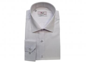 Langarm Herren Hemd gemustert Slim Fit