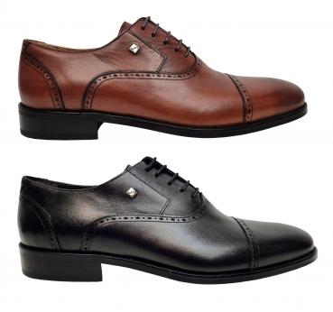 Elegante Herren Schnürschuhe Echtleder