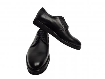 Keilabsatz Herren Lederschuhe Bequeme Schnürschuhe