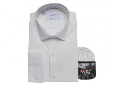 Slim-Fit Herren Hemd mit Einstecktuch