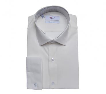 Slim-Fit Herren Hemd mit Einstecktuch