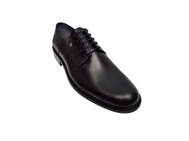 Herren Anzugschuhe Schwarz Echtleder