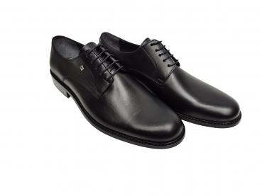 Herren Anzugschuhe Schwarz Echtleder