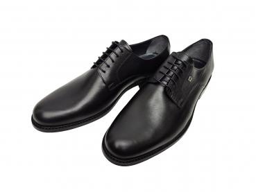 Herren Anzugschuhe Schwarz Echtleder