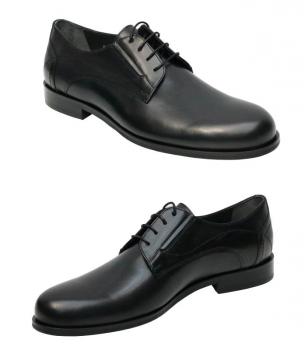 Herren Schuhe echtlder Schwarz Klassisch