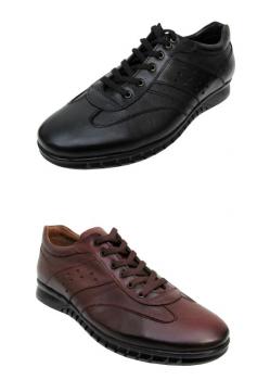 Herren Halbschuhe Business-Freizeit echt leder