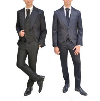 Hochzeitsanzug Bräutigam gemustert