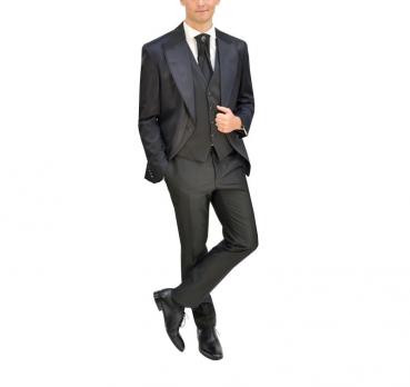 Hochzeitsanzug Bräutigam gemustert