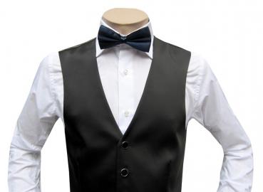 Herren Hochzeitsweste mit Blaue Fliege Slim Fit