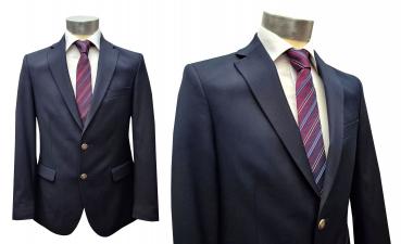 Club Blazer Jackett Sakko Normal, Kurzgröße Marineblau