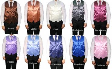 Herren Hochzeitsweste Einfarbig Festlich