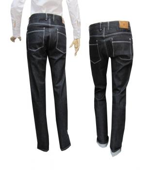 Damen Jeans Hose Schwarz