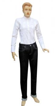 Damen Jeans Hose Schwarz