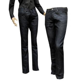 Jeans Hose Schwarz unisex