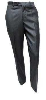 Klassische Herren Hose Anthrazit ohne Bundfalte