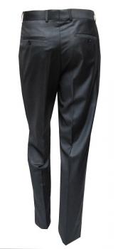 Klassische Herren Hose Anthrazit ohne Bundfalte