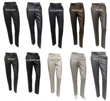 Klassische Herren Hose ohne Bundfalten