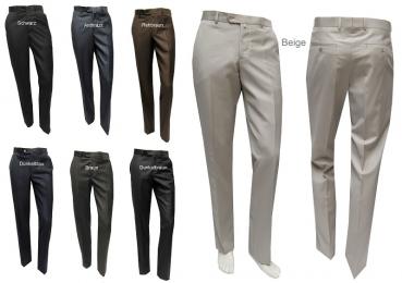 Klassische Herren Hose ohne Bundfalten