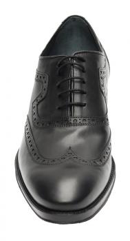 Herren Schuhe Echtleder Schwarz