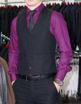 Slim-fit Herren Weste Anzugweste