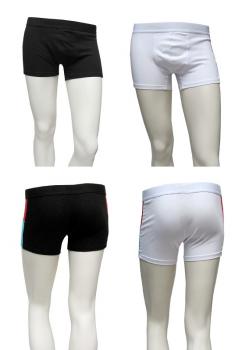 Herren Boxershort Unterhose seitliche streifen