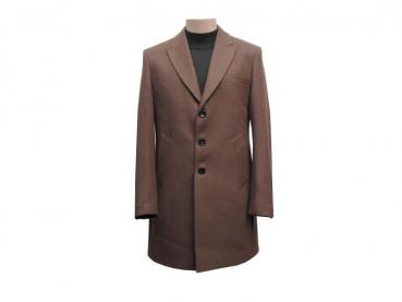 Herren Mantel Camel Braun
