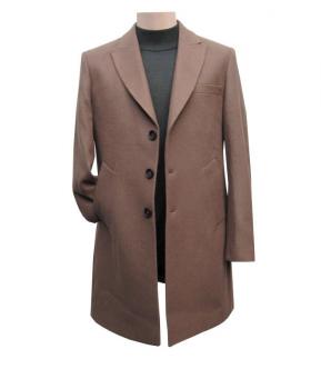 Herren Mantel Camel Braun