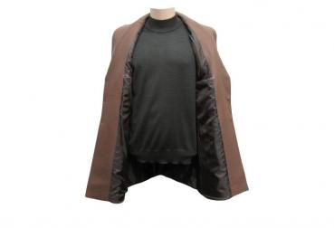 Herren Mantel Camel Braun