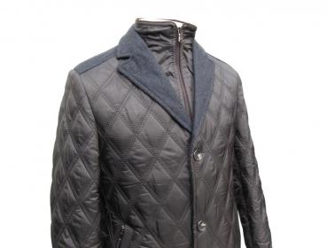 Herren Steppjacke Doppelkragen