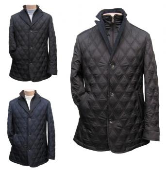 Herren Steppjacke Doppelkragen