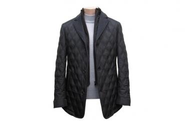 Herren Steppjacke Doppelkragen