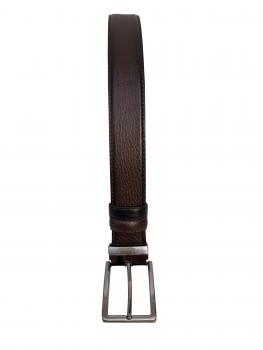 Wendegürtel Leder Braun/Schwarz, Blau/Schwarz