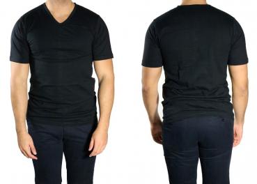 T-Shirt Unterhemd V-Ausschnitt Kurzarm