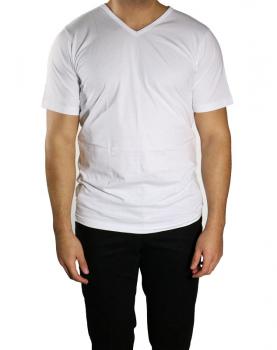 T-Shirt Unterhemd V-Ausschnitt Kurzarm