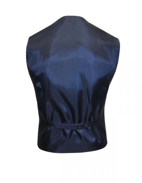 Slim Fit Herren Anzugweste 2-reihige Knopfleiste