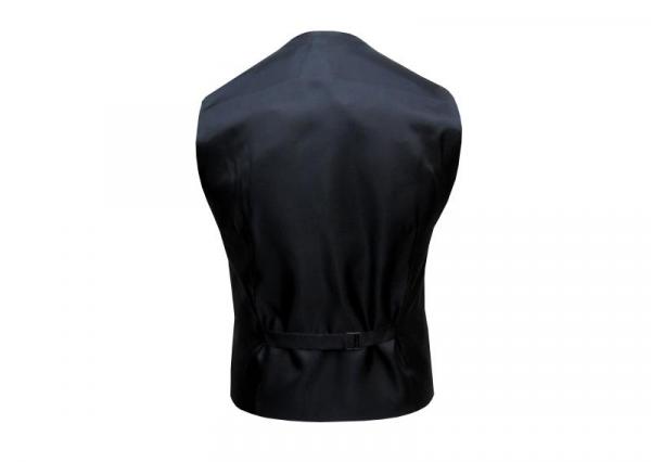 Slim Fit Herren Anzugweste 2-reihige Knopfleiste