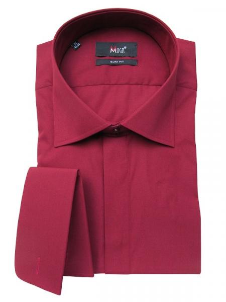Umschlagmanschetten Hemd Slim-fit extra lange Arme