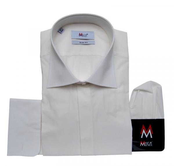Umschlagmanschetten Hemd Slim-fit extra lange Arme