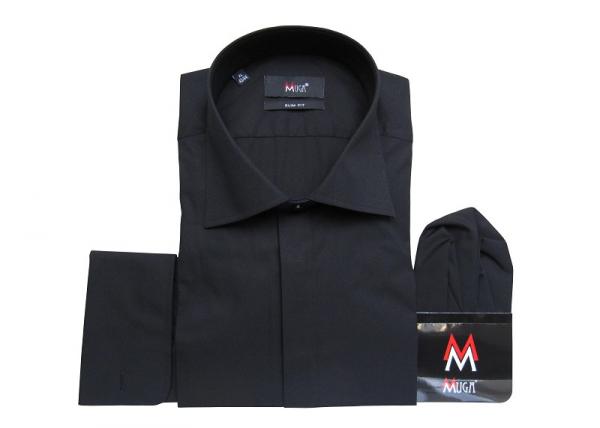 Umschlagmanschetten Hemd Slim-fit extra lange Arme