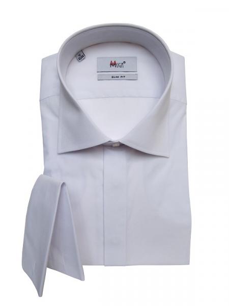 Umschlagmanschetten Hemd Slim-fit extra lange Arme
