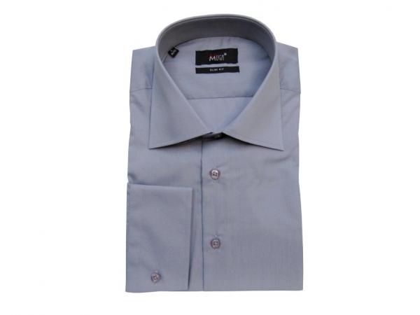 Lang Arm Herren Hemd Slim-Fit ohne Tuch
