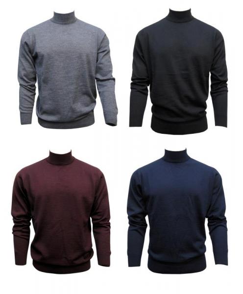 Herren Pullover Stehkragen Turtleneck