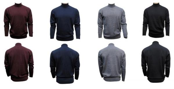 Herren Pullover Stehkragen Turtleneck